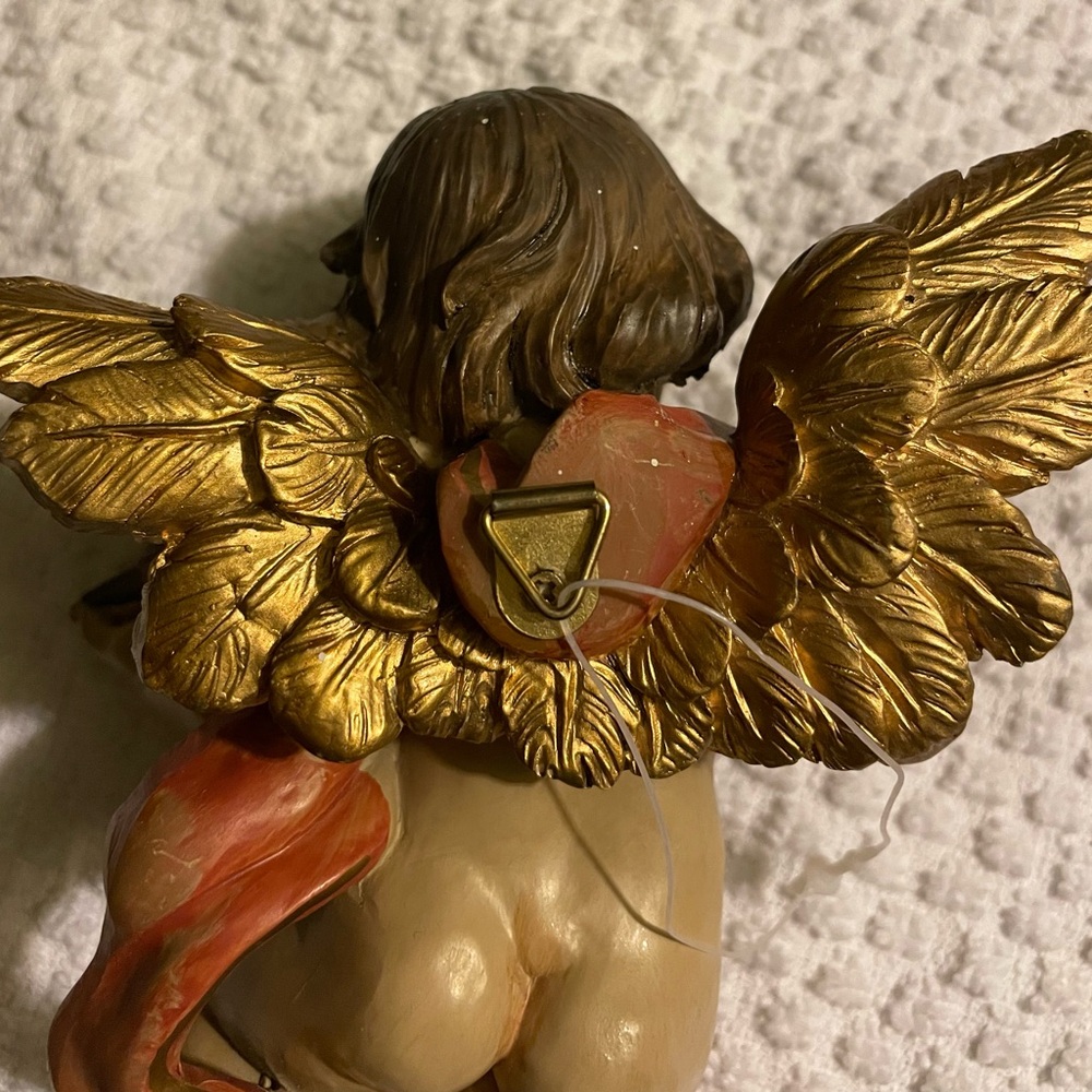 Santini Cherubic Angel Wall Decor with Violin - Picture 5 of 8